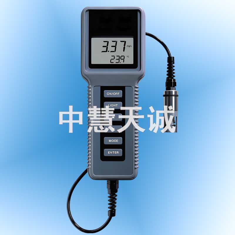 手提式野外水质测量仪(溶解氧+电导率+盐度+温度) 15 米电缆 美国